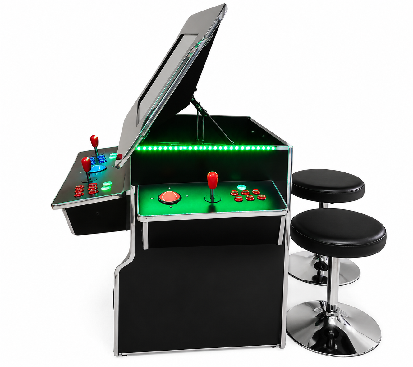 Cocktail Arcade Machine 3505 Games Tilt up Black Lift up Retro Multi-Cade Table