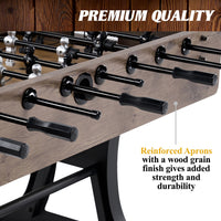 58” Coventry Foosball Table, Competition Size, Soccer, Accessories Included by