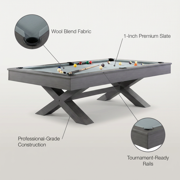 The Blake 8’ Pool Table — Lifestyle